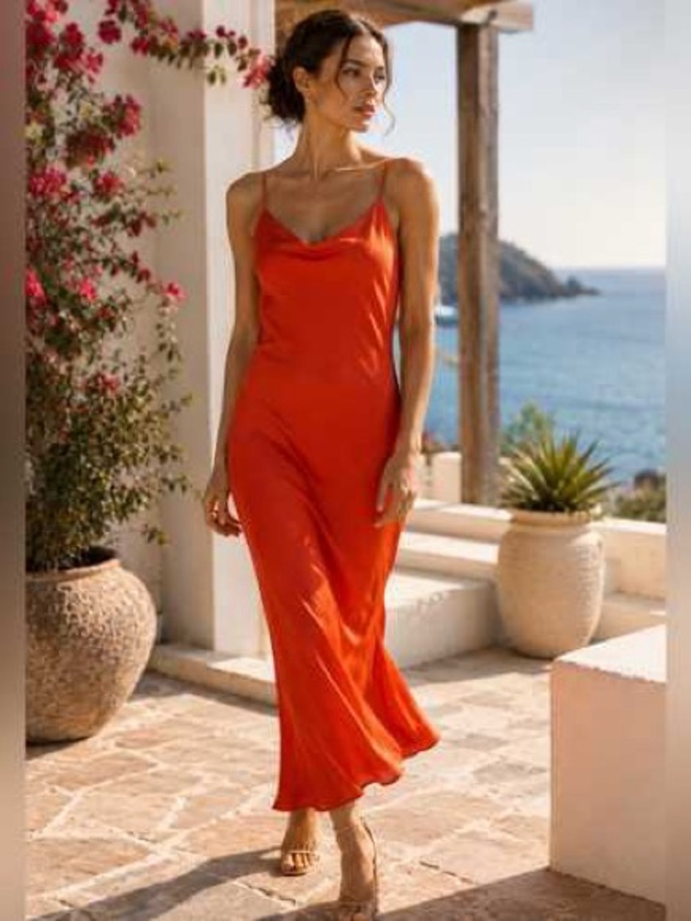 J. Crew Tall Gwyneth slip dress in cupro NWT